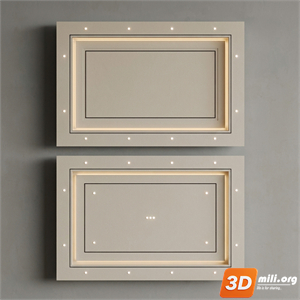Ceiling Decoration Skp Files